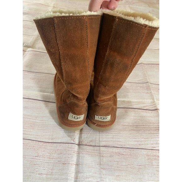 Ugg Australia Women's Brown Sherling Snow Boots - 8 - Picture 4 of 12